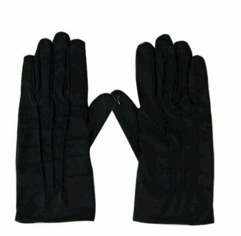 gants noirs xl