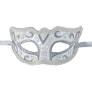 Masque blanc et argent