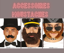 Accessoires > Moustaches et favoris