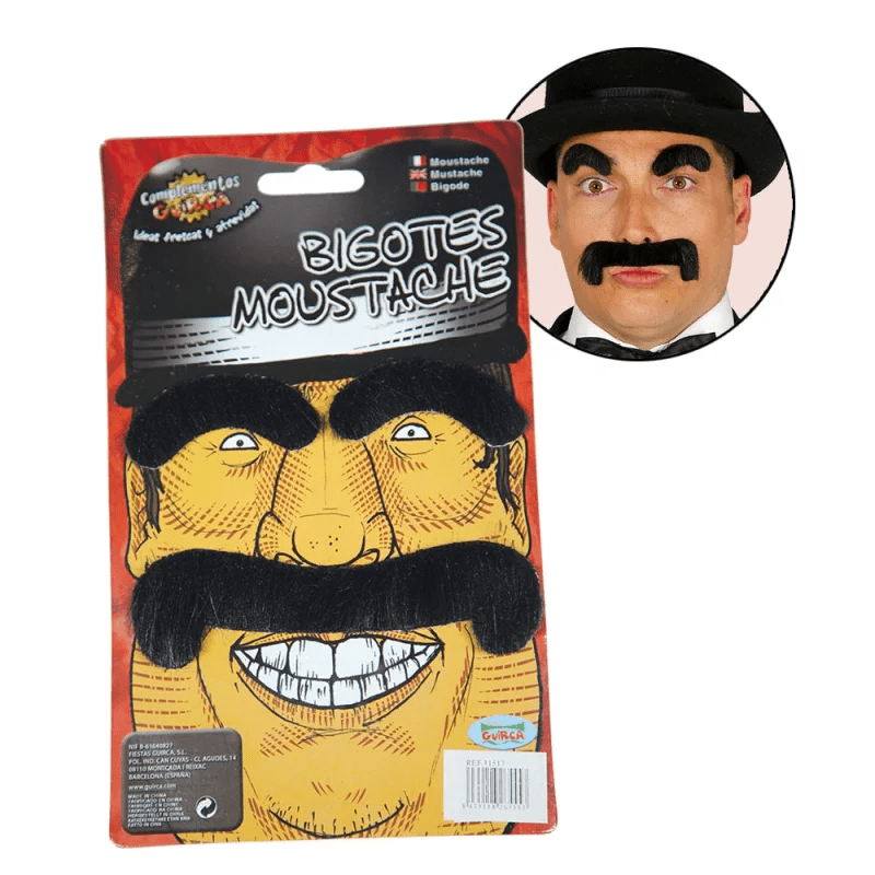 Moustache et sourcils