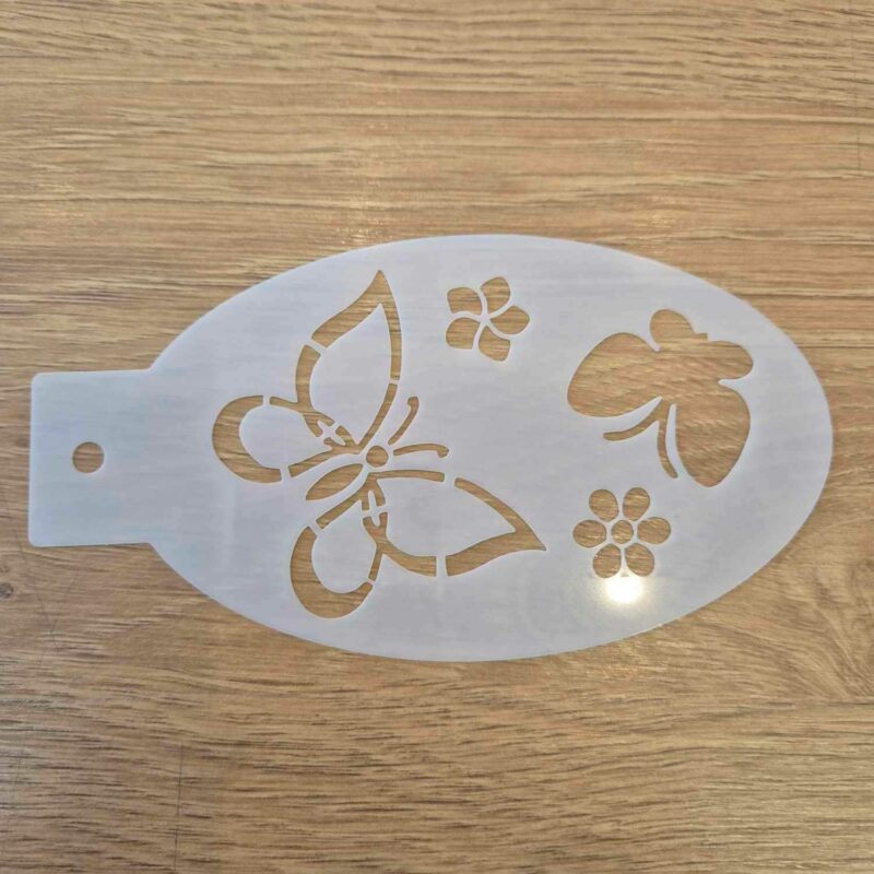Pochoir papillons 14 cm/7.5cm