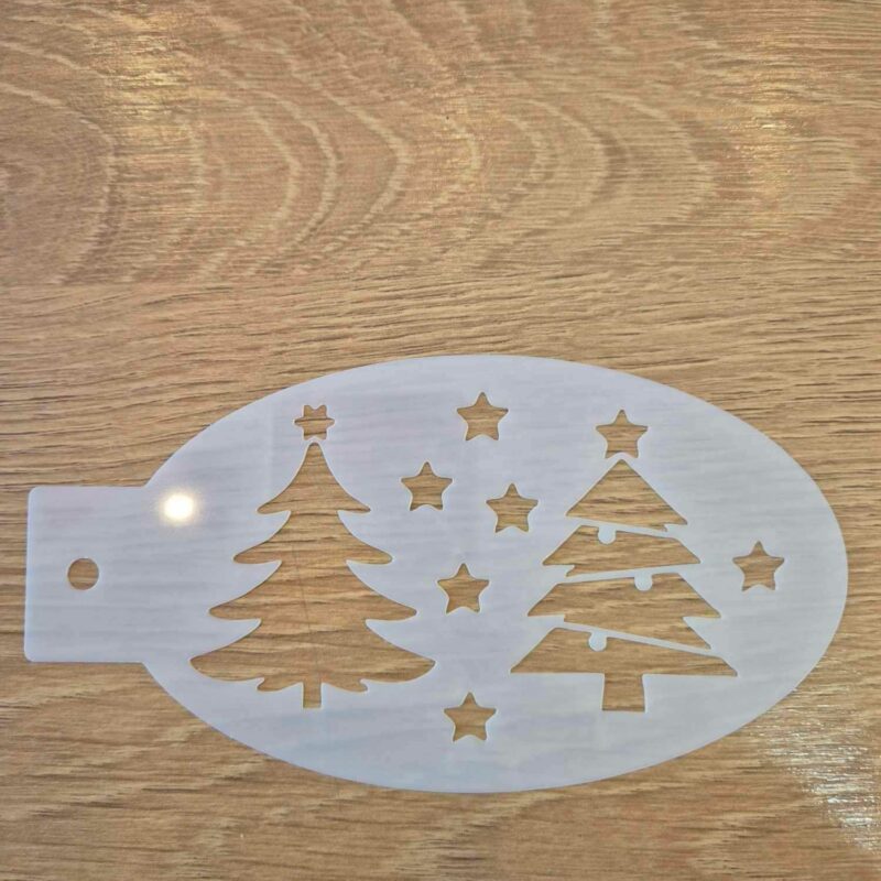 Pochoir sapins de noel 14 cm/7.5cm