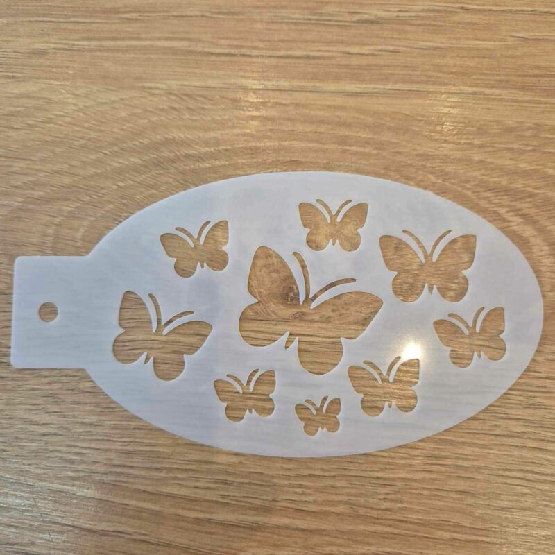 Pochoir papillons 14 cm/7.5cm
