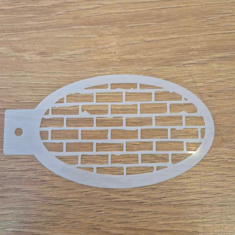 Pochoir briques 14 cm/7.5cm