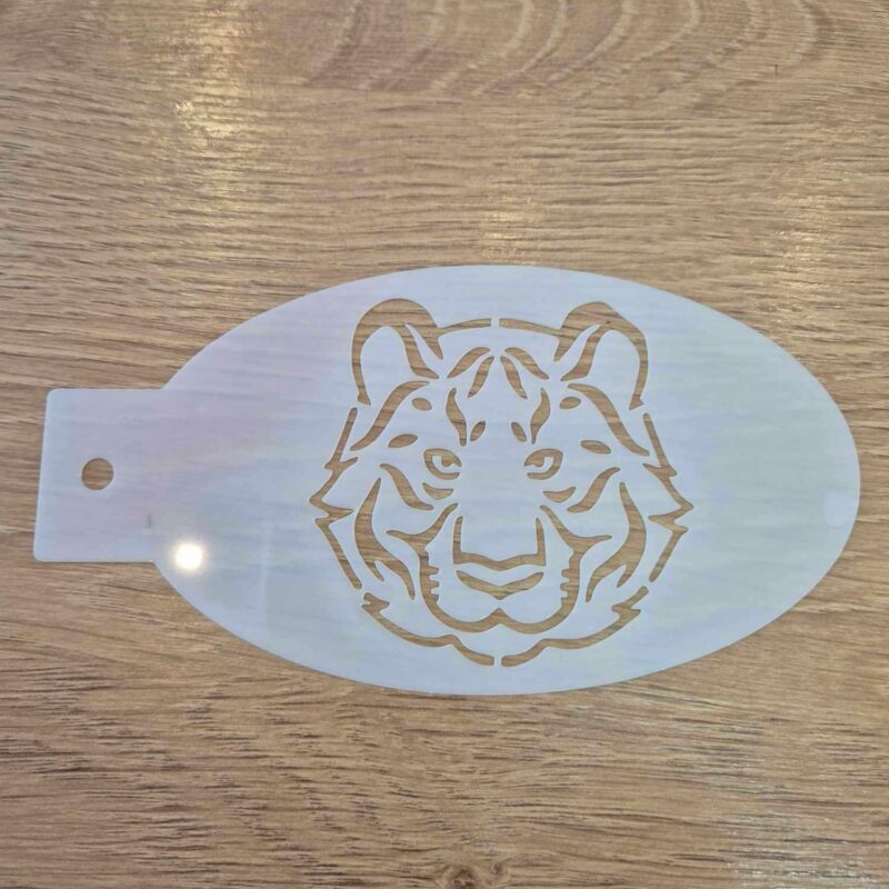 Pochoir tête de lion14 cm/7.5cm