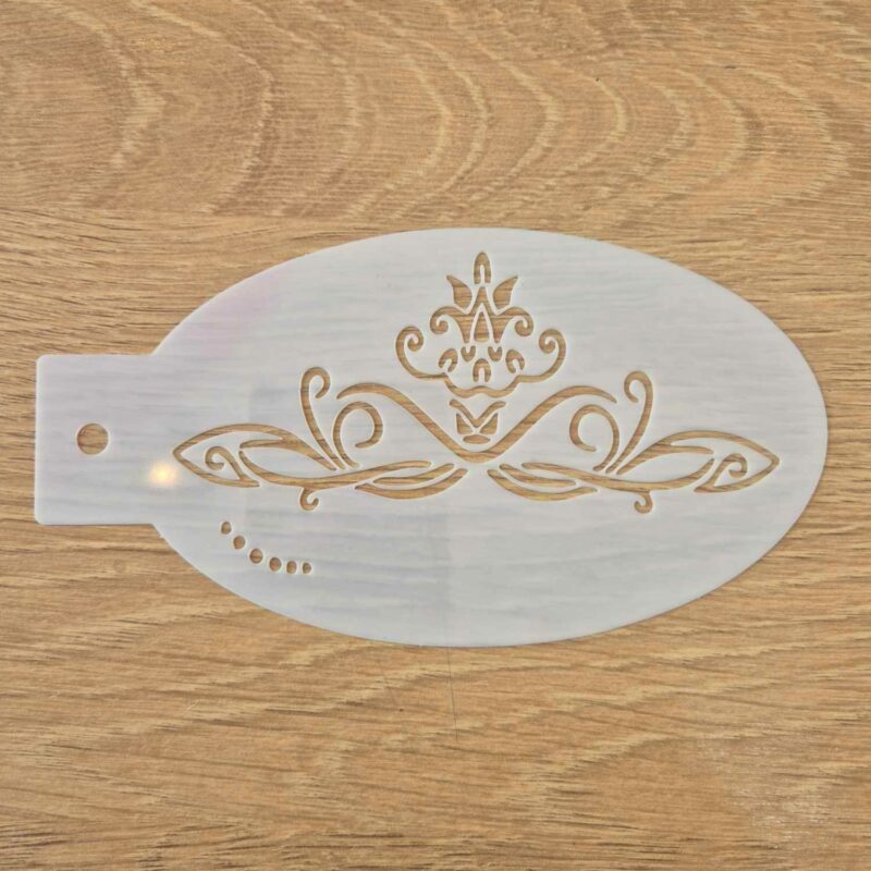 Pochoir couronne 14 cm/7.5cm