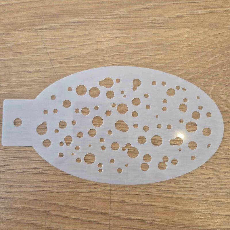 Pochoir taches  14 cm/7.5cm