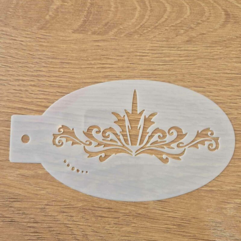 Pochoir couronne 14 cm/7.5cm