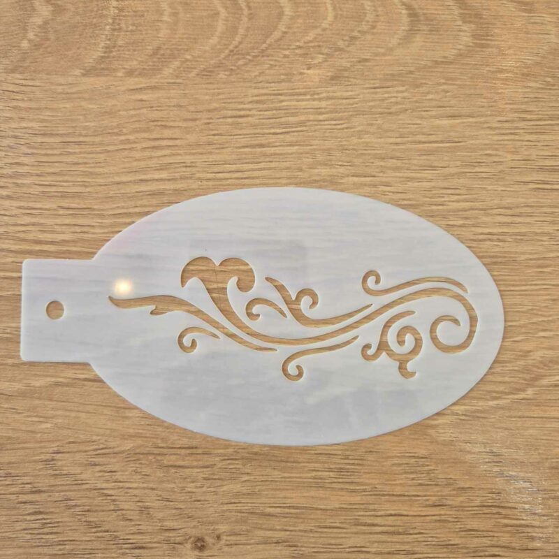 Pochoir couronne 14 cm/7.5cm