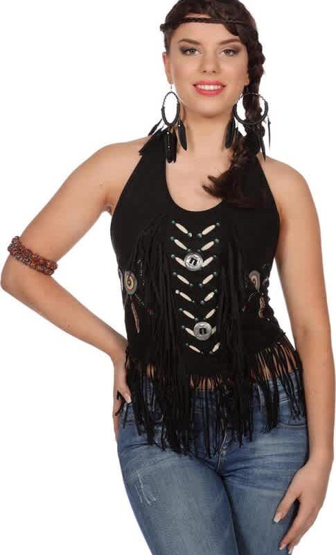 Top hippie ou indien Taille unique