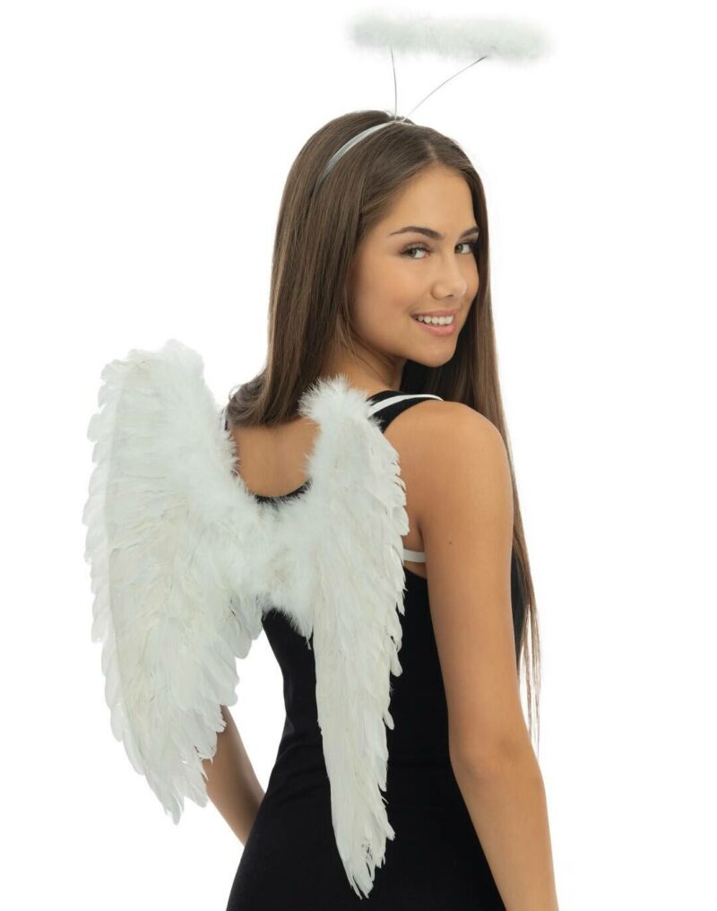 Serre tête d'ange blanc