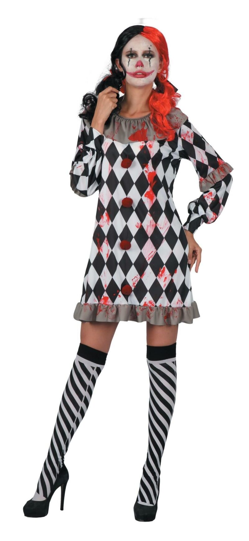 Clown dame terrifiant Taille L/XL