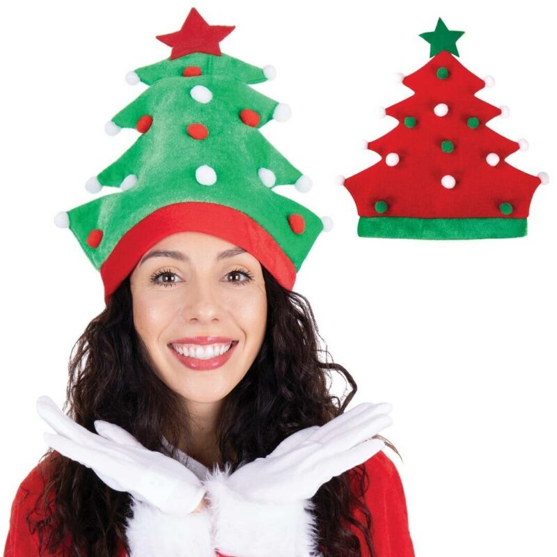 Bonnet de Noel sapin vert