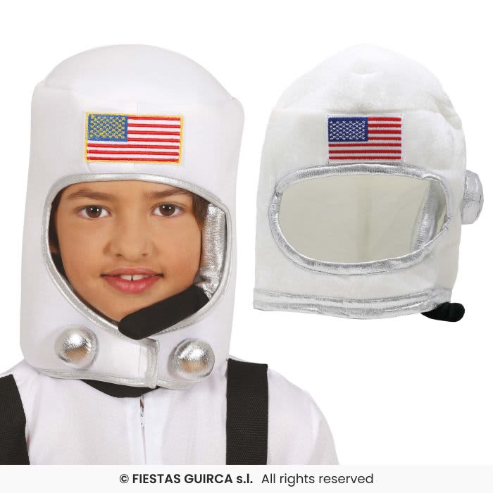 Casque d'astronaute en tissu, enfant