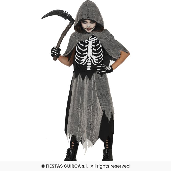 Faucheur squelette Taille  10-12 ans