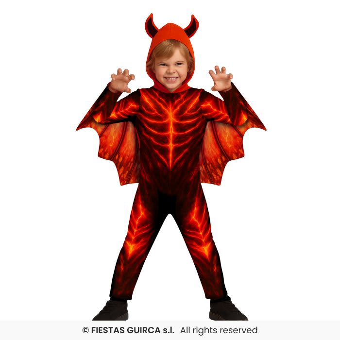 Diable de feu Taille 5-6 ans