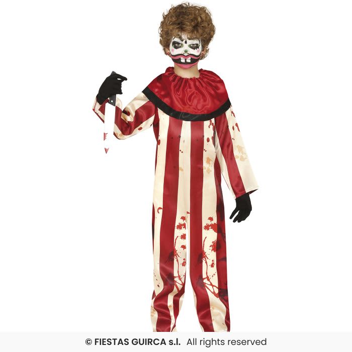 clown tueur Taille 3-4 ans