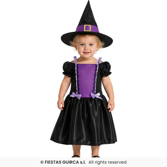 Sorcière violette Taille 12/18 mois